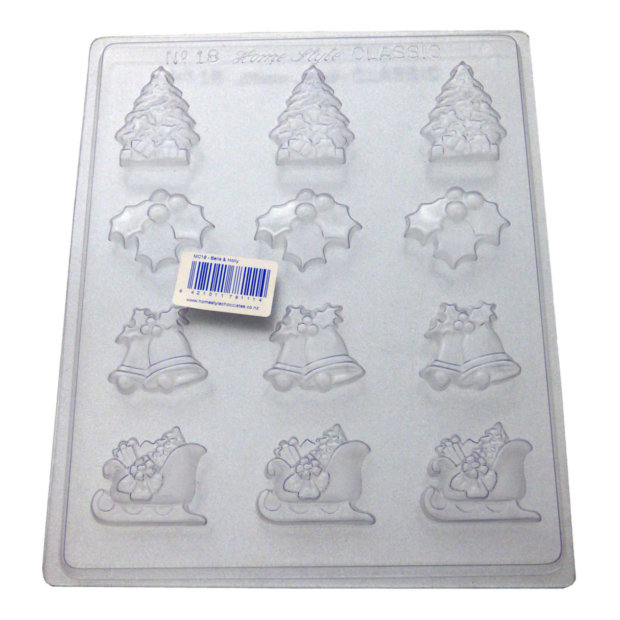 Bells & Holly Mould (0.6mm)