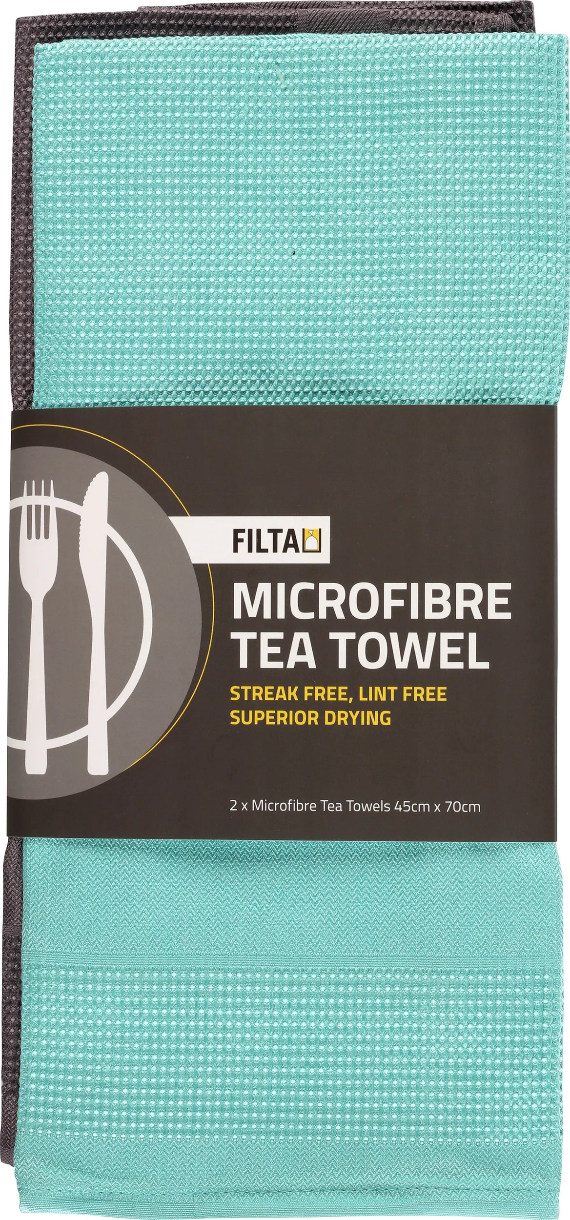 FILTA XL COTTON TEA TOWEL RED (55CM X 75CM) (Pack of 6)