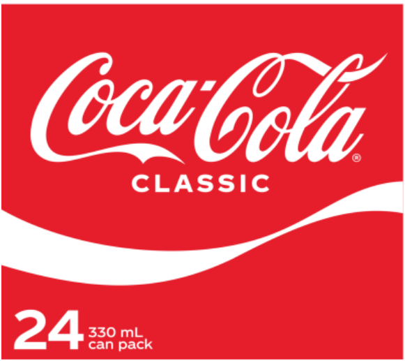 Coca-Cola Classic Cans 24 x 330ml