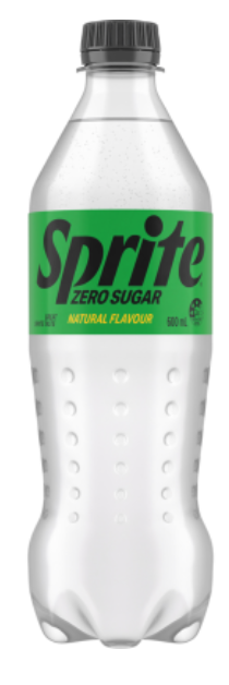 Sprite Zero Sugar Natural Flavour Soft Drink 600ml