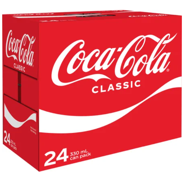 Coca-Cola Classic Cans 24 x 330ml