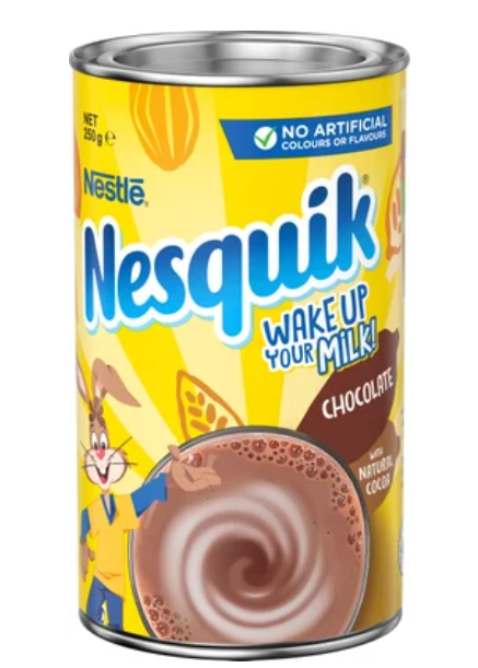 Nestle Nesquik Instant Drink Chocolate Tin 250g