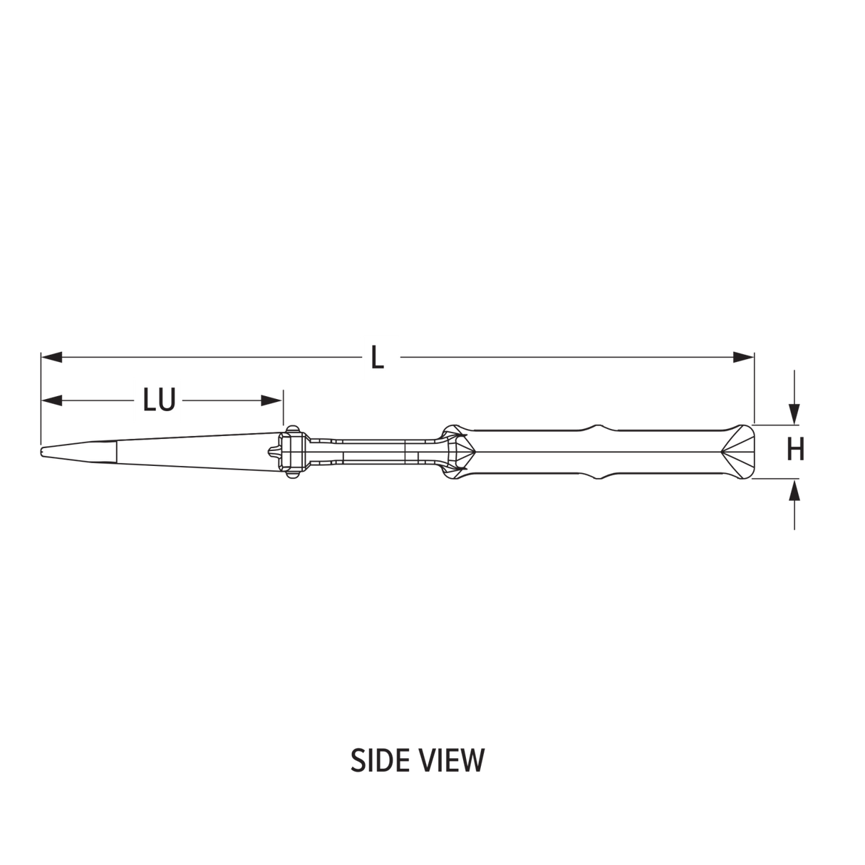 13 ½-inch high-temperature silicone spatula