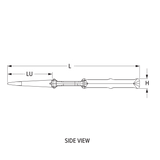 13 ½-inch high-temperature silicone spatula