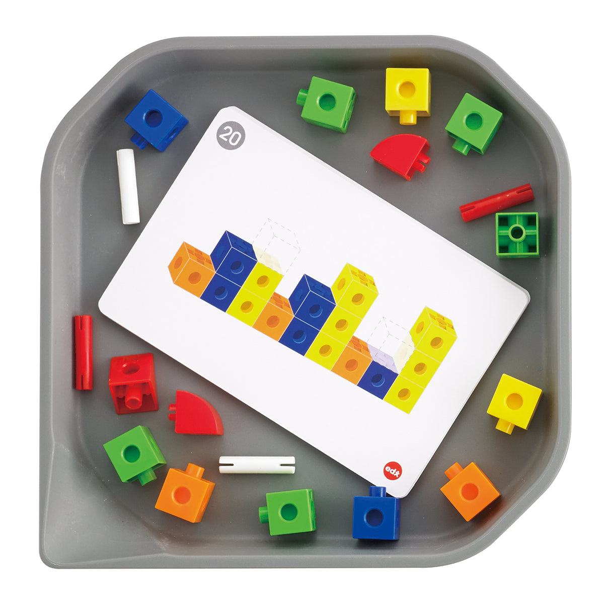 EDX FunPlay Construction Cubes 88 Piece Set - Cafe Supply