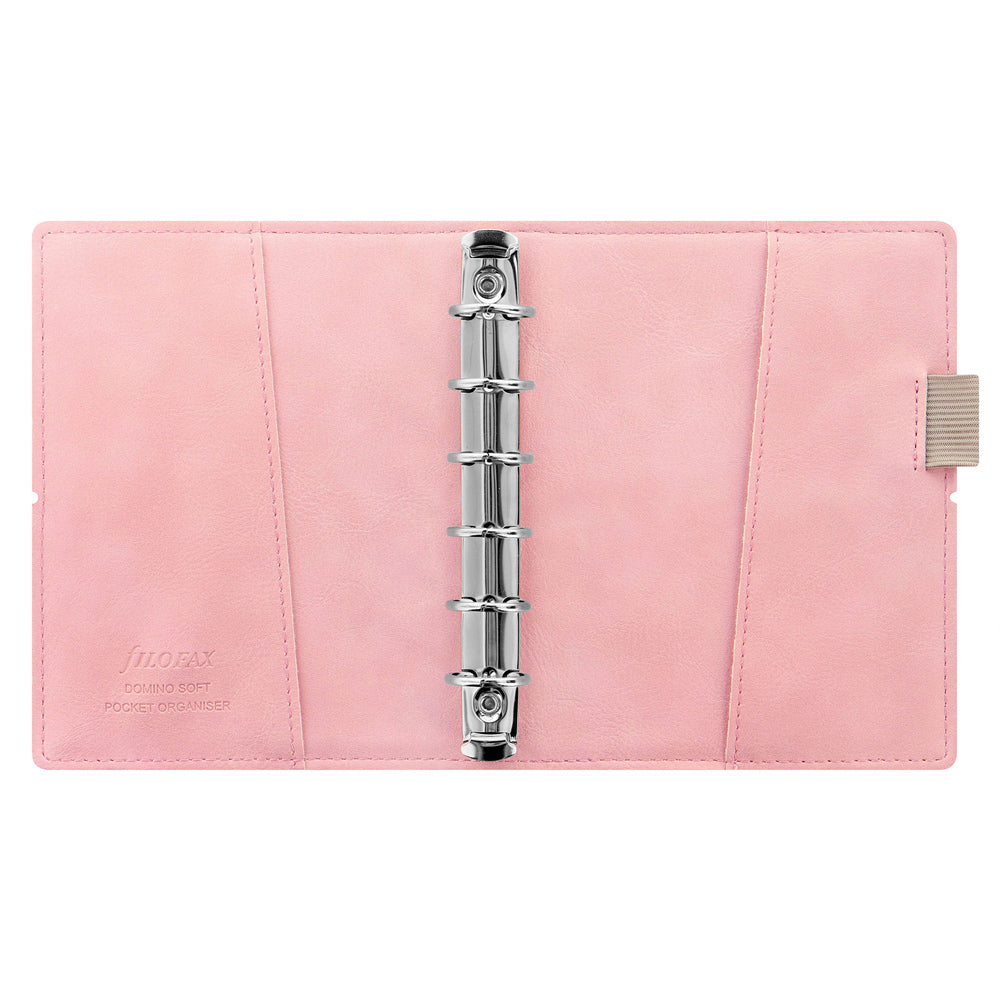 Filofax Organiser Domino Soft Pocket Pale Pink - Cafe Supply