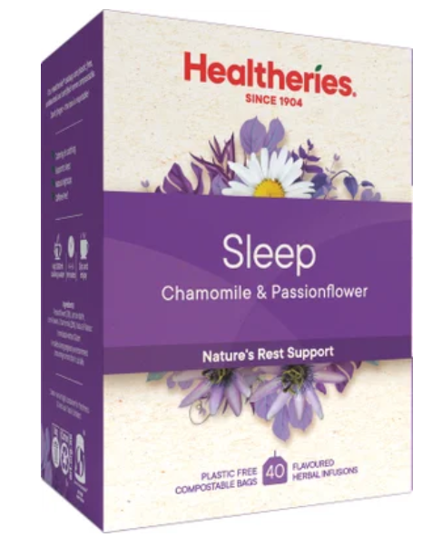 Healtheries Sleep Chamomile & Passionflower Tea Bags 40pk