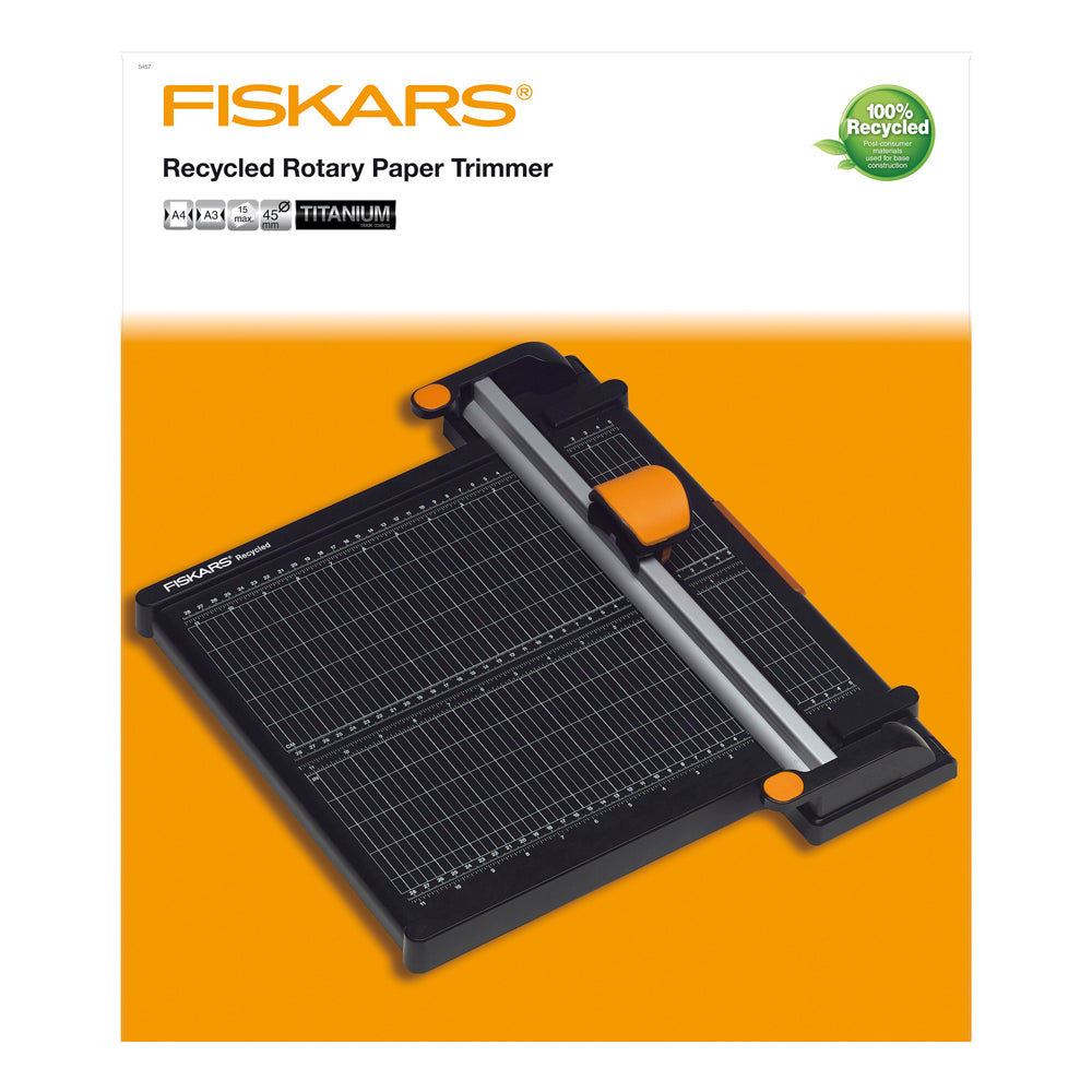 Fiskars Trimmer A4 30cm Recycled Rotary - Cafe Supply