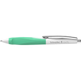 Schneider Ballpoint Pen Haptify Medium Blue Ink White/Mint Barrel - Cafe Supply