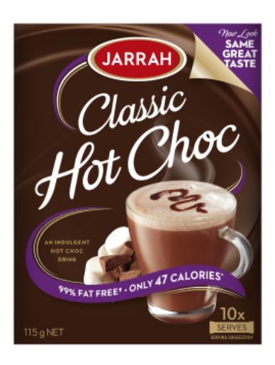 Jarrah Classic Hot Choc Sachets 10pk