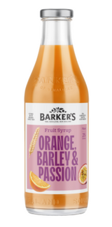 Barker's Orange Barley & Passion Fruit Syrup 710ml