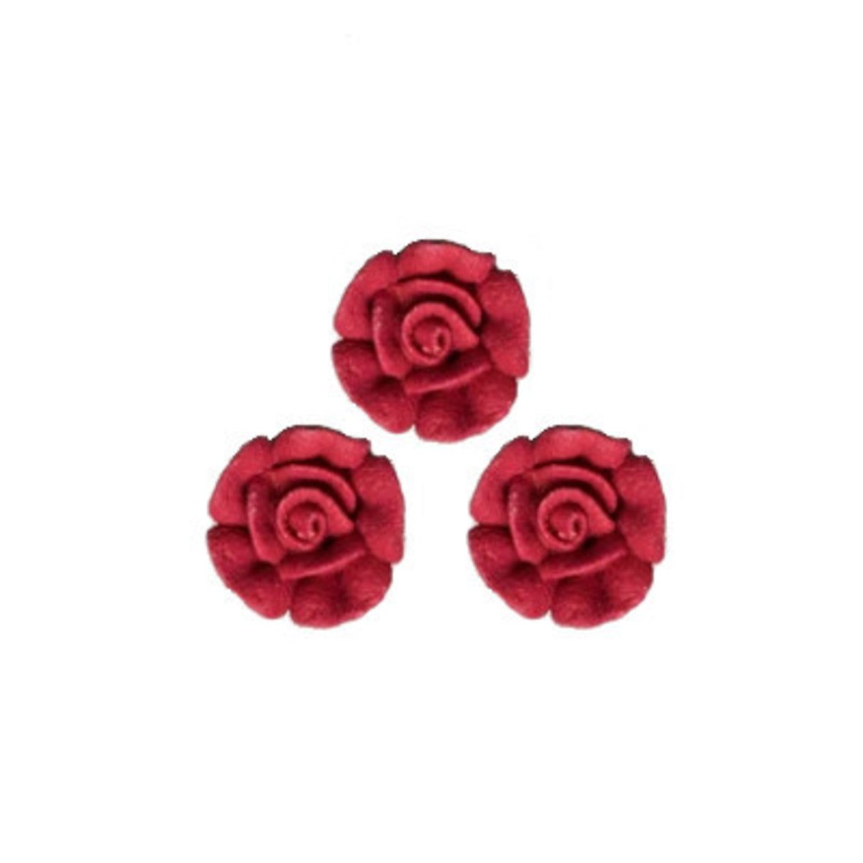 Icing Red Roses 15mm, packet of 24