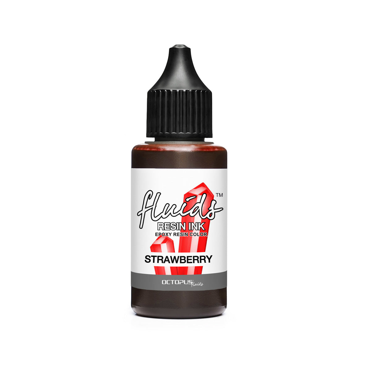 Octopus Fluids Resin Ink Strawberry Red 30ml