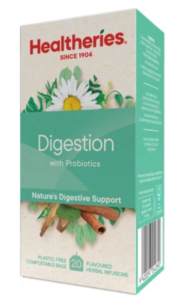 Healtheries Digestion With Probiotics Tea Bags 20pk