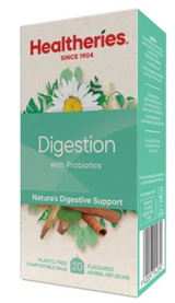 Healtheries Digestion With Probiotics Tea Bags 20pk