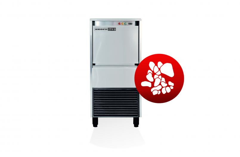 Skope Ice Queen R290 Granular Ice Maker with Built-in Storage - IQ50 Model