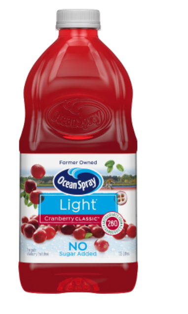 Ocean Spray Light Cranberry Classic Fruit Drink 1.5l