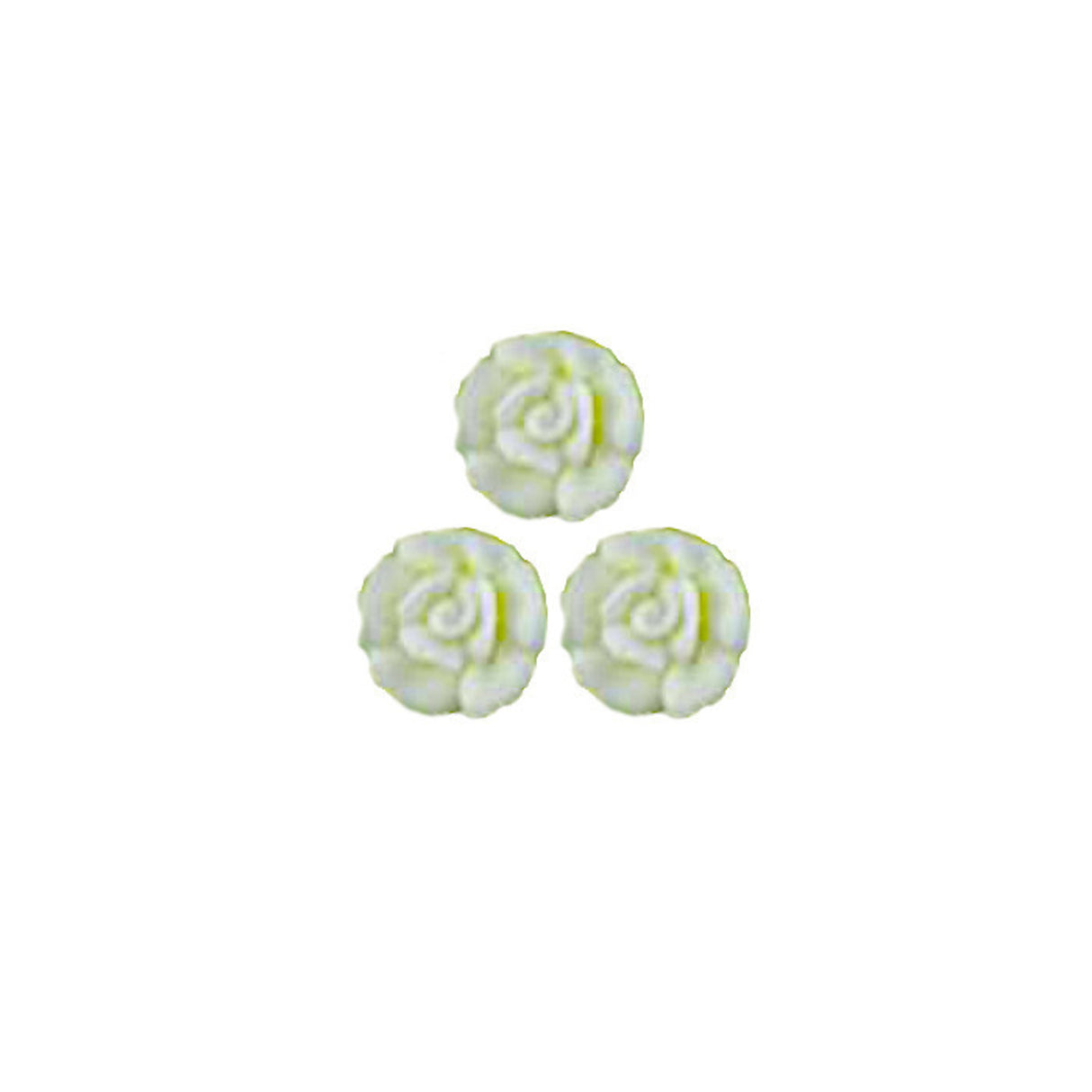 Icing White Roses 15mm, packet of 24