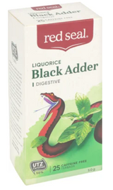 Red Seal Black Adder Liquorice Tea Bags 25pk