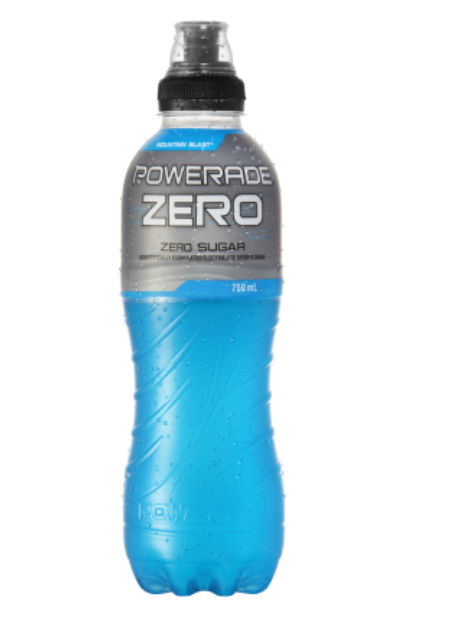 Powerade Zero Mountain Blast Sports Drink 750ml