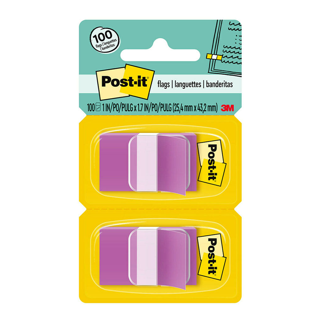 Post-it Flags 680-PU2 25x43mm Purple, Pack of 2