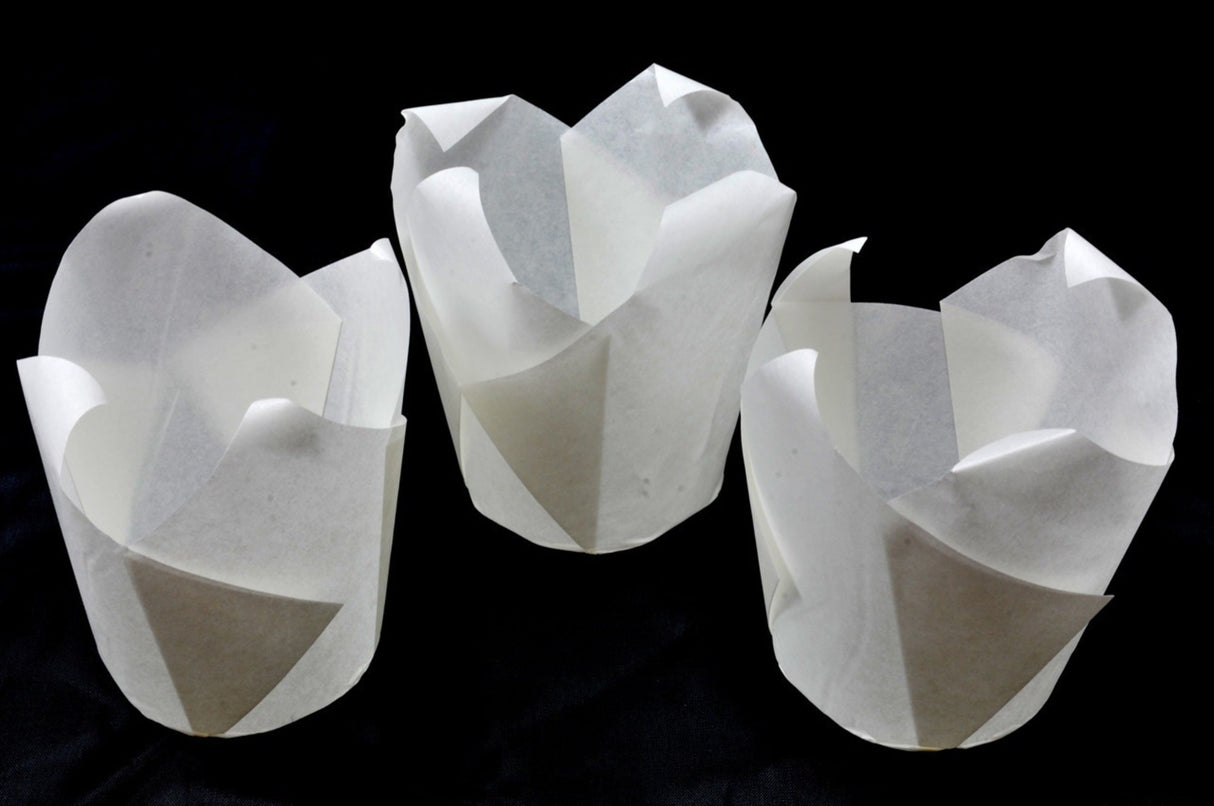 White Folded Cups 150x50mm (200)