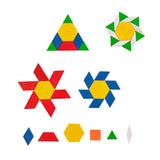 EDX FunPlay Pattern Blocks 60 Piece Set - Cafe Supply