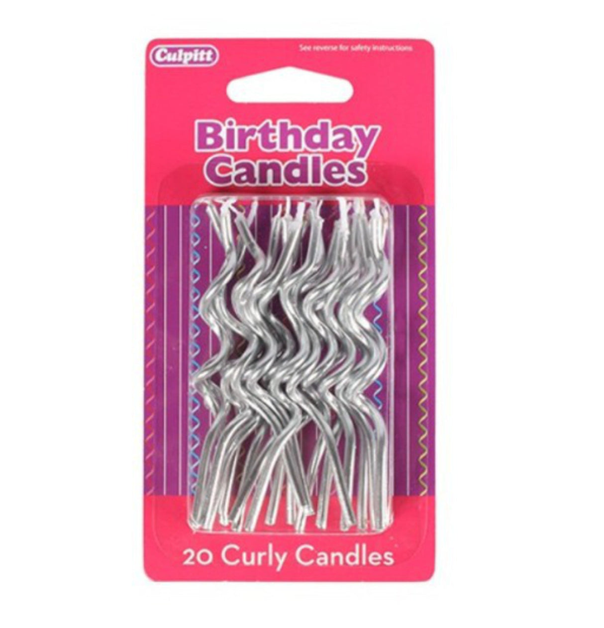 Candle Spiral Silver (20)