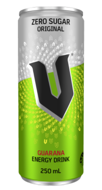 V Zero Sugar Original Guarana Energy Drink 250ml