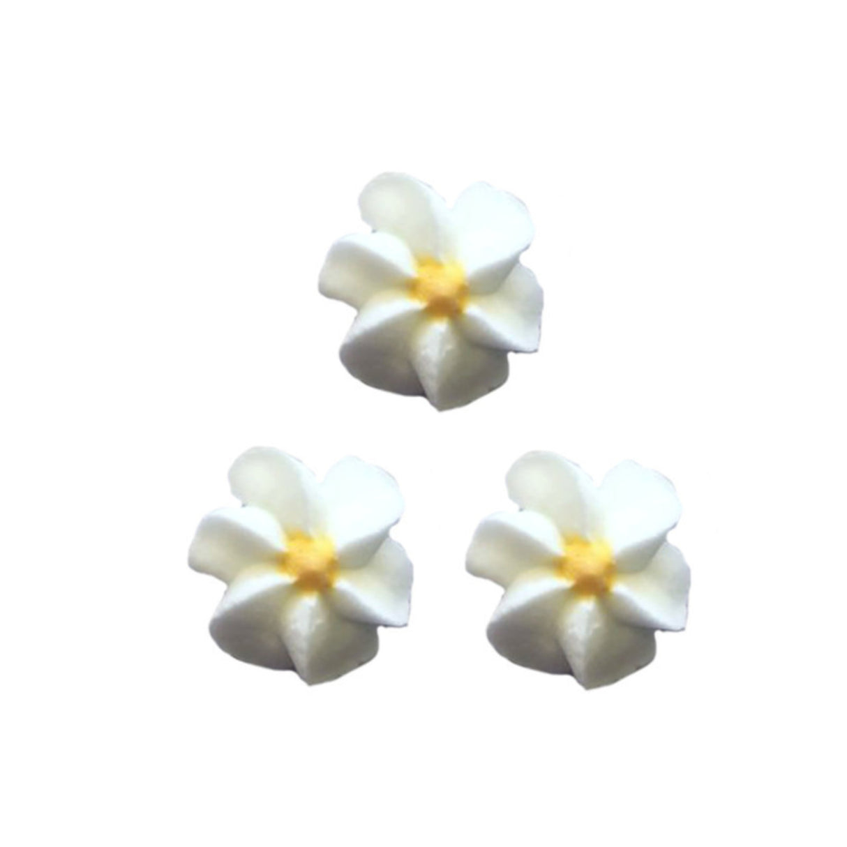 Icing White Drop Flowers 18mm (Packet of 50)