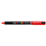 Uni Posca Marker 0.7mm Ultra-Fine Pin Tip Red PC-1MR - Cafe Supply