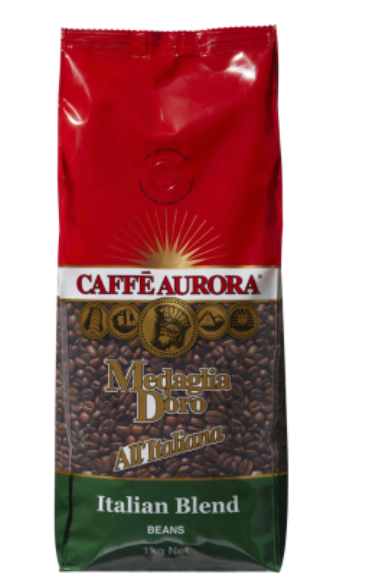 Aurora Italian Blend Coffee Beans 1kg