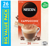 Nescafe Cappuccino Coffee Sachets Value Pack 26pk