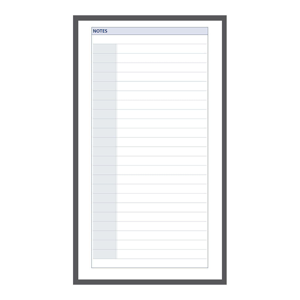 Debden Personal Dayplanner Refill Notes