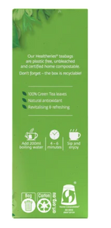 Healtheries Pure Green Tea Bags 20pk