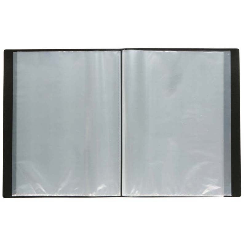 FM Display Book Black Insert Cover 40 Pocket - Cafe Supply