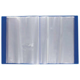 FM Display Book Blue Insert Cover 40 Pocket - Cafe Supply