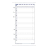 Debden Personal Dayplanner Refill Undated Day to a Page