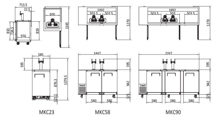 CATALOG/PRODUCT/VIEW/ID/934/S/KEG COOLERS FRIDGE/ MKC23 - Cafe Supply