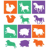 EC Stencil Set Farmyard Set of 6