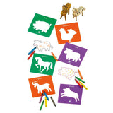 EC Stencil Set Farmyard Set of 6