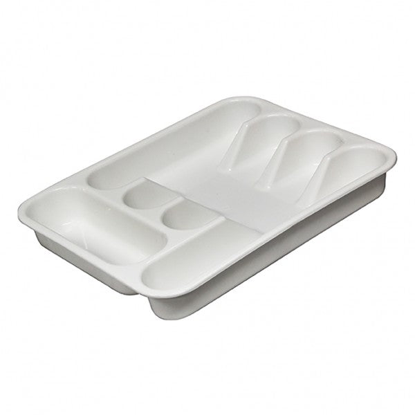 White Cutlery Tray 5 Compartment