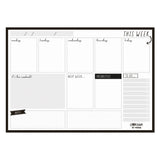 Pukka Carpe Diem Weekly Planner Pad Black