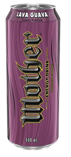 Mother Lava Guava Flavour Energy Drink 500ml