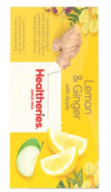 Healtheries Lemon & Ginger With Apple Tea Bags 40pk