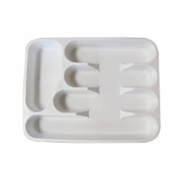 White Cutlery Tray 5 Compartment