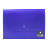 OSC Document Wallet FC Velcro Closure Purple