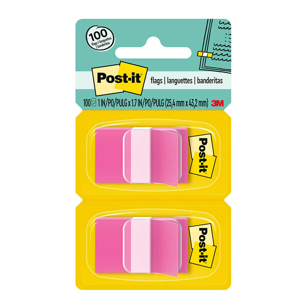 Post-it Flags 680-BP2 25x43mm Bright Pink, Pack of 2