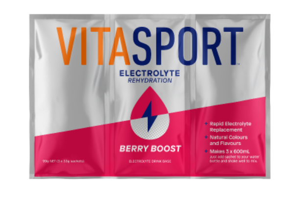 Vitasport Electrolyte Rehydration Berry Boost Electrolyte Drink Base 99g