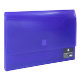 OSC Document Wallet FC Velcro Closure Purple